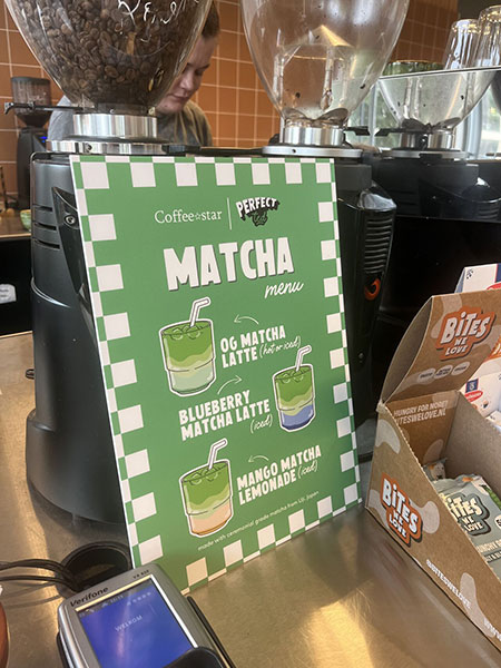 Van koffie naar matcha